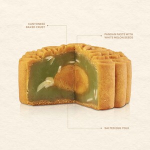 Classic Mooncake - Pandan Lotus Single Yolk